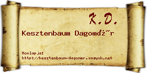 Kesztenbaum Dagomér névjegykártya
